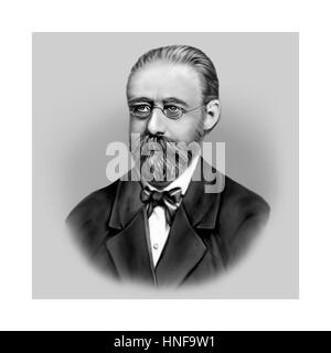 Bedrich Smetana, 1824-1884, tschechischer Komponist, Portrait, Illustration Stockfoto