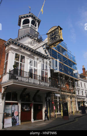 Guildhall Hautpstraße Guildford Surrey Stockfoto