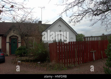 konvertierte Bergleute Hütten Anniesland Glasgow Stockfoto