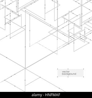 LowPoly Trendy Banner mit Exemplar. Vektor-Illustration. Stock Vektor