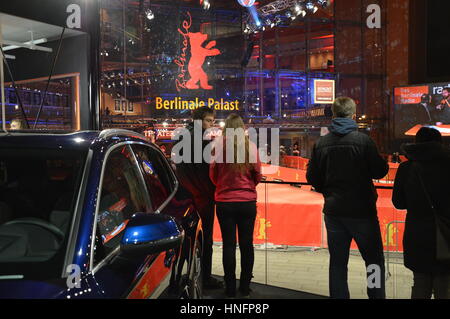 Berlin, Deutschland. 11. Februar 2017 - Berlinale internationales Film Festival Veranstaltungsort in Berlin, Deutschland. Stockfoto