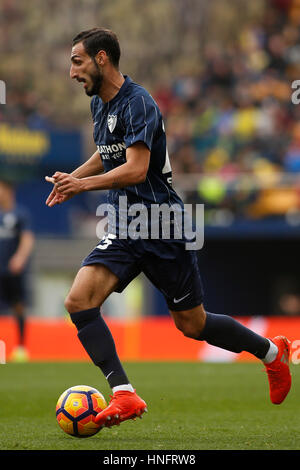 Vila-Real, ESPANA - FEBRERO 2017: Jose Rodriguez während der Spieltag 22 der La Liga Santander zwischen Villarreal CF und Málaga Cf in Estadio De La Cer‡mica, Vila-Real, Spanien.   Foto: Cronos/Omar Arnau Stockfoto