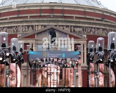 London, UK. 12. Februar 2017. BAFTA-2017 in Royal Albert Hall, London, UK-Credit: Nastia M/Alamy Live-Nachrichten Stockfoto