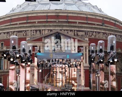 London, UK. 12. Februar 2017. BAFTA-2017 in Royal Albert Hall, London, UK-Credit: Nastia M/Alamy Live-Nachrichten Stockfoto