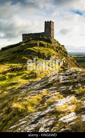 Kirche von St. Michael de Rupe, Brentor, Devon Stockfoto