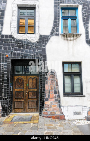 Außenseite des KunstHausWien, Museum, Wien, Österreich Stockfoto