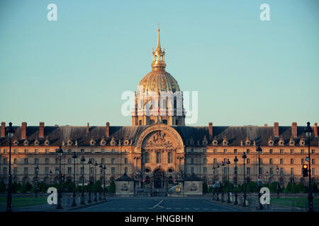 Napoleons Grab mit Kuppel in Paris, Frankreich. Stockfoto