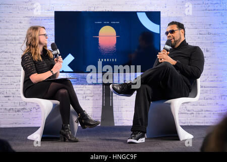 Fatman Scoop anlässlich einer BUILD-Serie Event in London, in ihren Büros Capper Street, London. PRESSEVERBAND Foto. Bild Datum: Freitag, 13. Januar 2017. Bildnachweis sollte lauten: Matt Crossick/PA Wire. Stockfoto