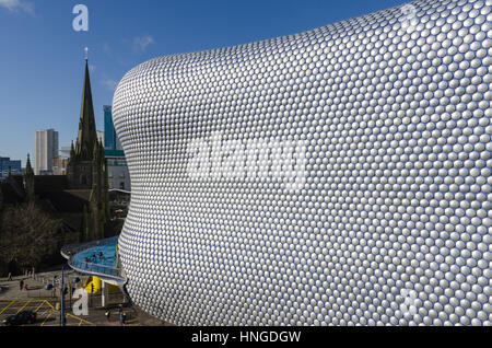 Die futuristische Selfridges Gebäude in Bullring Shopping Centre in Birmingham Stockfoto