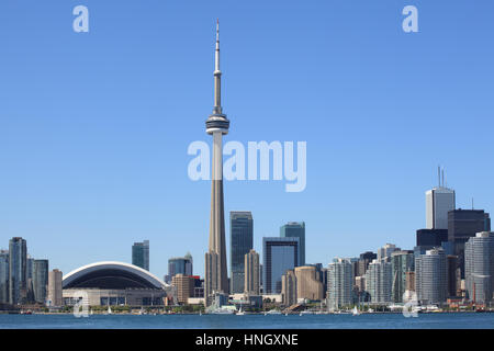 Foto von der Skyline von Toronto unter freiem Himmel. Stockfoto