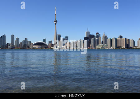 Foto von der Skyline von Toronto unter freiem Himmel. Stockfoto