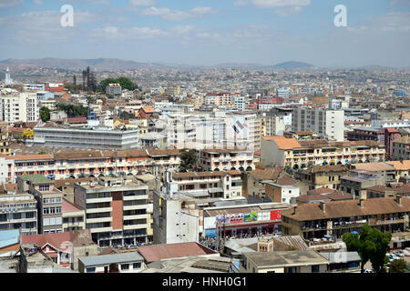 Blick auf Antananarivo, Madagaskar Stockfoto
