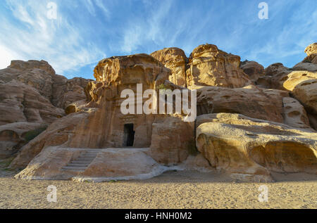 Little Petra, Siq al-Barid, Jordanien Stockfoto