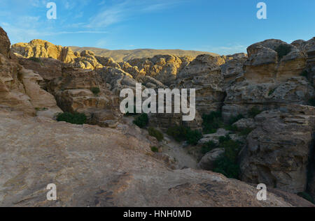 Little Petra, Siq al-Barid, Jordanien Stockfoto