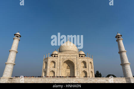 Taj Mahal, Agra, Indien Stockfoto