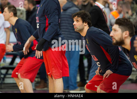 Crvena Zvezda Mts Belgrad Vs ZSKA Moskau Stockfoto