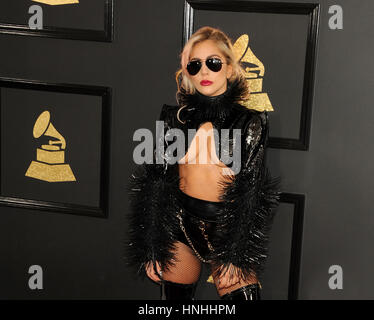 Los Angeles, USA. 12. Februar 2017. Lady Gaga bei der 59. GRAMMY Awards im Staples Center in Los Angeles, USA am 12. Februar 2017 statt. Bildnachweis: Hyperstar/Alamy Live-Nachrichten Stockfoto