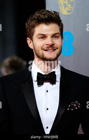 London, UK. 12. Februar 2017. Jim Chapman kommt bei den EE British Academy Film Awards im 02.12.2017 Royal Albert Hall, London. Personen im Bild: Jim Chapman. Bildnachweis: Julie Edwards/Alamy Live-Nachrichten Stockfoto