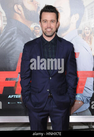 Westwood, Kalifornien, USA. 13. Februar 2017.  Rob McElhenney. '' Faust Kampf '' Los Angeles Premiere im Regency Village Theatre statt. Bildnachweis: Birdie Thompson/AdMedia/ZUMA Draht/Alamy Live-Nachrichten Stockfoto