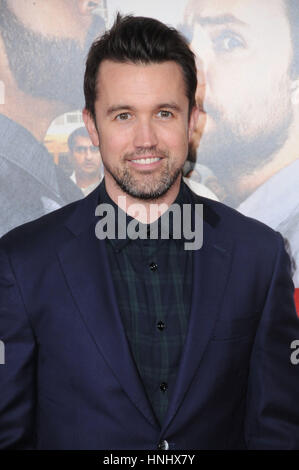 Westwood, Kalifornien, USA. 13. Februar 2017.  Rob McElhenney. '' Faust Kampf '' Los Angeles Premiere im Regency Village Theatre statt. Bildnachweis: Birdie Thompson/AdMedia/ZUMA Draht/Alamy Live-Nachrichten Stockfoto