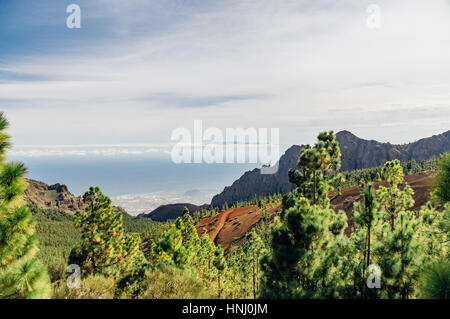 Wundervolle Aussicht vom Mirador De La Crucita, Teneriffa, Kanarische Inseln, Spanien Stockfoto