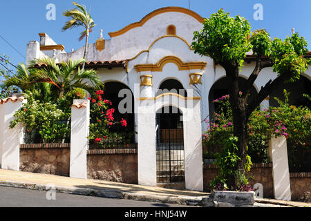 19. - Jahrhundert europäische Gebäude der Innenstadt von Asunción, Paraguay, Südamerika Stockfoto