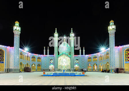 ARAN, IRAN - 29. April 2015: Heiligen Schrein von Imamzadeh Helal Ali in Aran va Bidgol, Iran Stockfoto