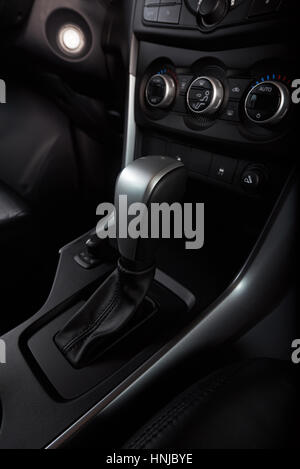 Automatische Auswahl-Stick in modernen pickup closeup Stockfoto