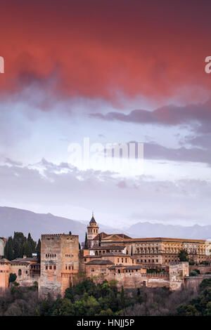 Die Alhambra, Granada, Spanien Stockfoto