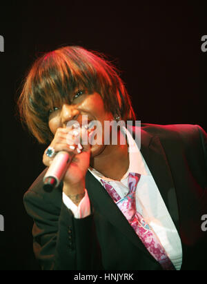 Macy Gray führt Songs aus ihrem neuen Album 'Grosse' sowie ältere Melodien im Gramercy Theatre in New York City 27. März 2007 Stockfoto