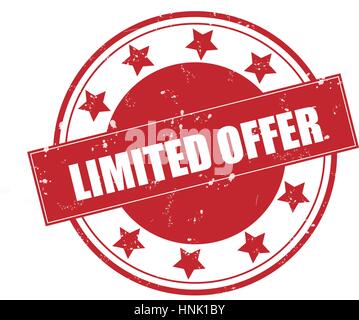 Limitiertes Angebot-Stempel Stock Vektor
