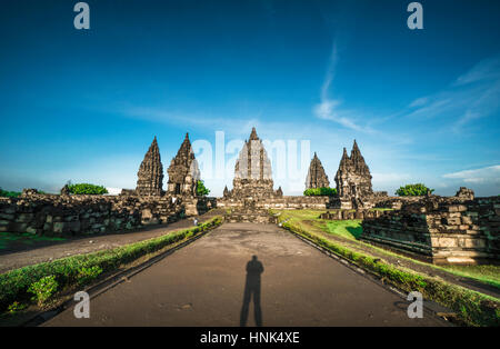 Prambanan-Tempel in der Nähe von Yogyakarta auf der Insel Java, Indonesien Stockfoto