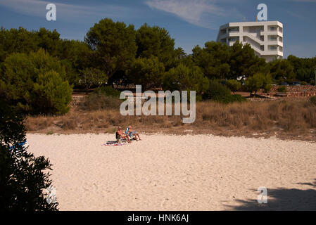 Playa Blanca, Minorca Stockfoto