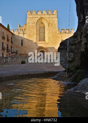 Königliche Kloster Santes Creus, Tarragona, Spanien Stockfoto