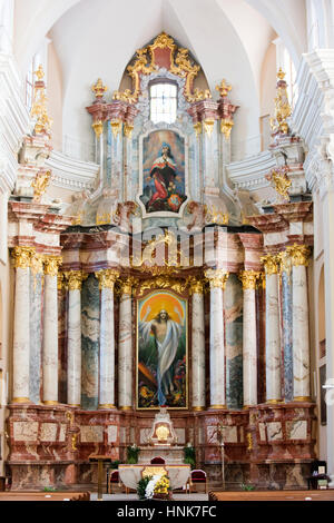 Interieur der Kirche St. Kasimir. Stockfoto