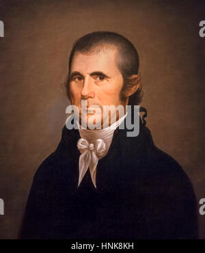 John Marshall (1755-1835) von Cephas Thompson, Öl auf Leinwand, c.1809-10. Porträt der vierten Oberrichter des Obersten Gerichtshofes der Vereinigten Staaten. Stockfoto