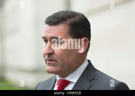 Detective Superintendent Paul Hurley von Südwales-Polizei. Stockfoto