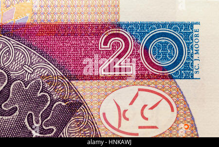 Polnische Banknoten, close-up Stockfoto