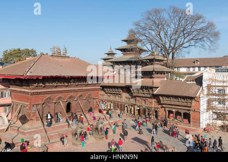 Durbar Square (basantapur Darbar Kshetra), ein Wahrzeichen und Touristenattraktion in Kathmandu, Nepal Stockfoto