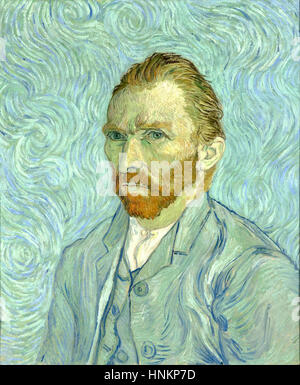 Vincent Willem Van Gogh, der niederländische Post-Impressionisten Maler der gehört zu den berühmtesten und einflussreichsten Figuren in der Geschichte der abendländischen Kunst. Stockfoto
