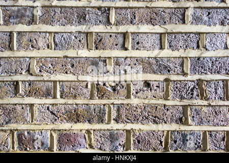 Ziegelwand mit neuen stolz zeigen. London, UK Stockfoto