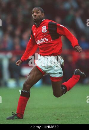 BRYAN ROY NOTTINGHAM FOREST FC 19. Februar 1996 Stockfoto