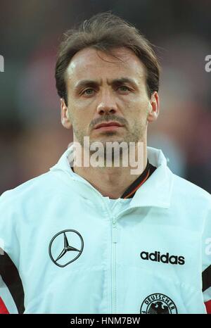 Jürgen KOHLER Deutschland & BORUSSIA DORTMUND FC 29. April 1996 Stockfoto