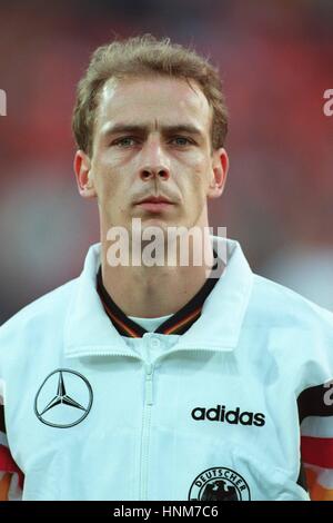 MARIO BASLER Deutschland & SV WERDER BREMEN 29. April 1996 Stockfoto