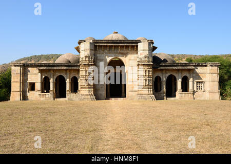 Champaner - Pavagadh archäologischer Park ist eine historische Stadt im Bundesstaat Gujarat. Nagira-Masjid-Moschee. (UNESCO)