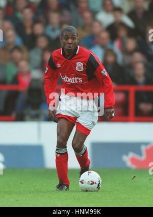 BRYAN ROY NOTTINGHAM FOREST FC 25. Oktober 1995 Stockfoto