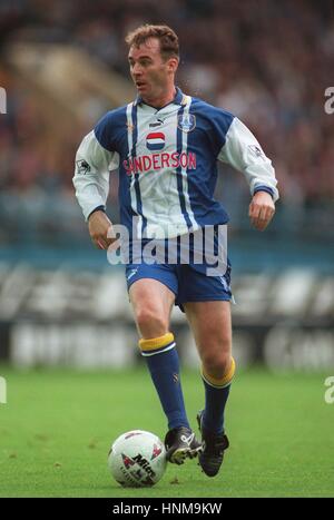 JOHN SHERIDAN SHEFFIELD Mittwoch FC 30. November 1995 Stockfoto