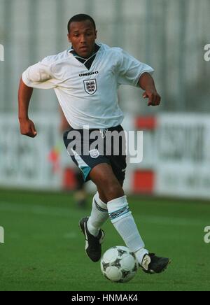 JULIAN JOACHIM ENGLAND U21 & LEICESTER CITY 20. Juni 1995 Stockfoto