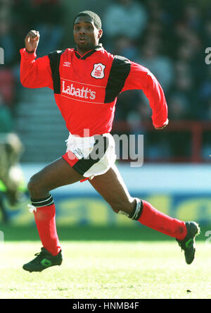 BRYAN ROY NOTTINGHAM FOREST FC 20. März 1995 Stockfoto