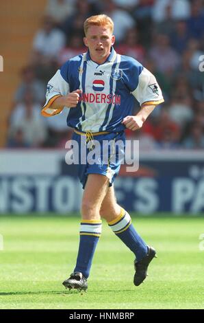 MARK PEMBRIDGE SHEFFIELD Mittwoch FC 10. August 1995 Stockfoto